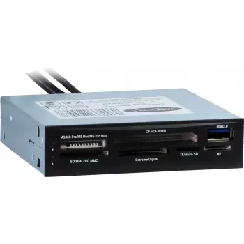 Kaartlezer Inter-Tech CI-01 USB 3.2 Gen 1 intern zwart