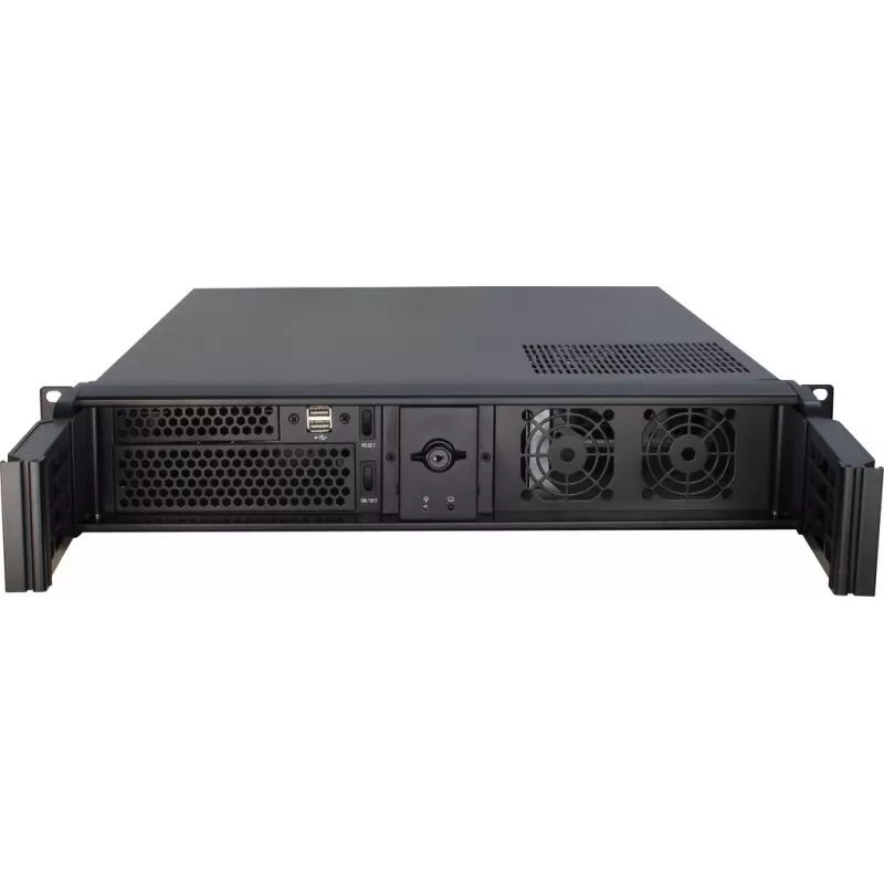 Serverbehuizing Inter-Tech IPC 2U-2098-SL rack zwart