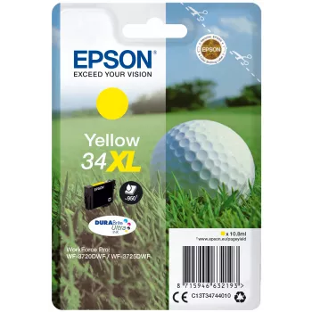 Cartridge Epson 34XL geel 950 pagina's C13T34744010