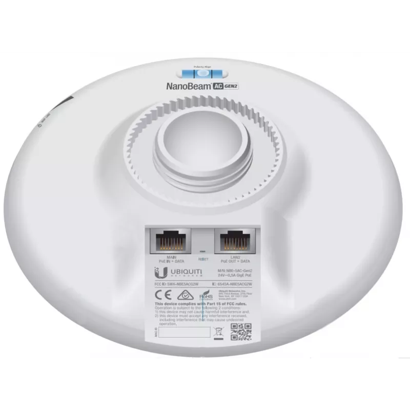 UBIQUITI NETWORKS access point Nano Beam Ac Gen2 Nbe-5ac-gen2 Airmax Atheros MIPS 74kc wit