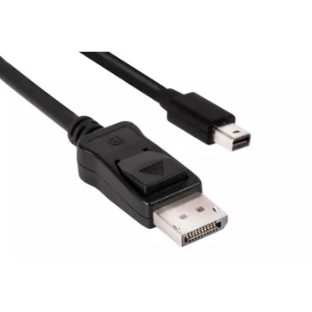 Club 3D CAC-1115 Mini DisplayPort 1.4-naar-DisplayPort 1.4-kabel, HBR3, 8K60Hz, 2 m, zwart