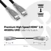 Club 3D CAC-1311 Premium High Speed HDMI 2.0-kabel, 4K60Hz, male/male, 1 m, zwart