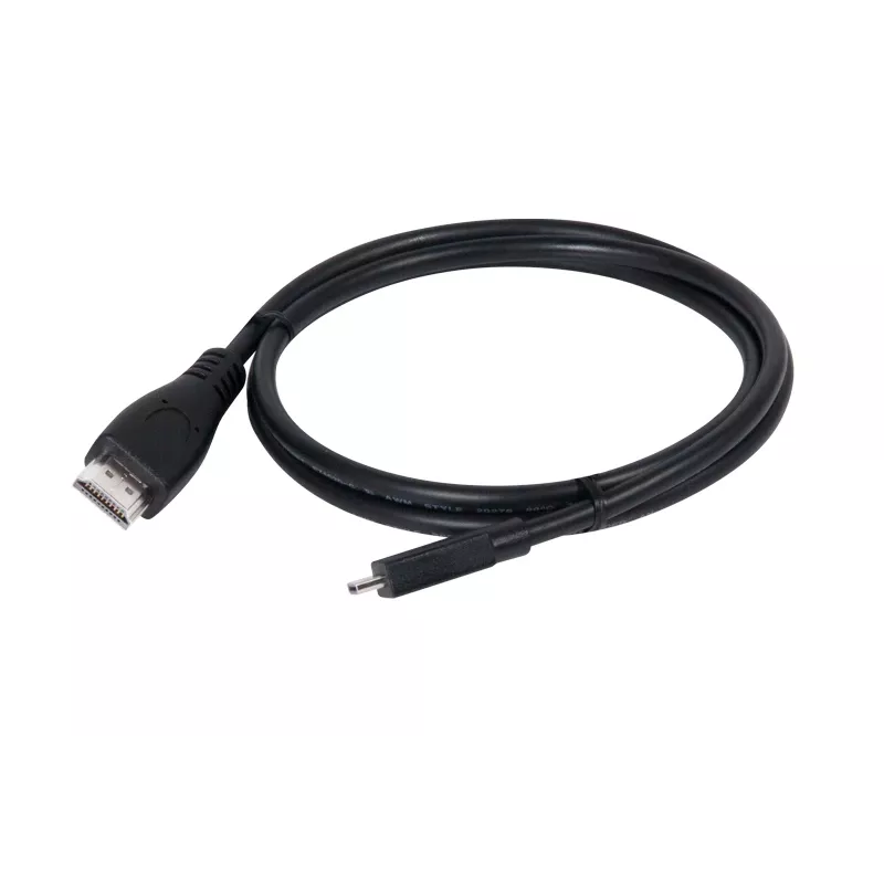 Club 3D CAC-1351 Micro HDMI-naar-HDMI 2.0-kabel, 4K60Hz, male/male, 1 m, zwart
