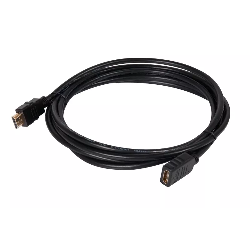 Club 3D CAC-1321 High Speed HDMI 2.0-verlengkabel, 4K60Hz, male/female, 3 m, zwart