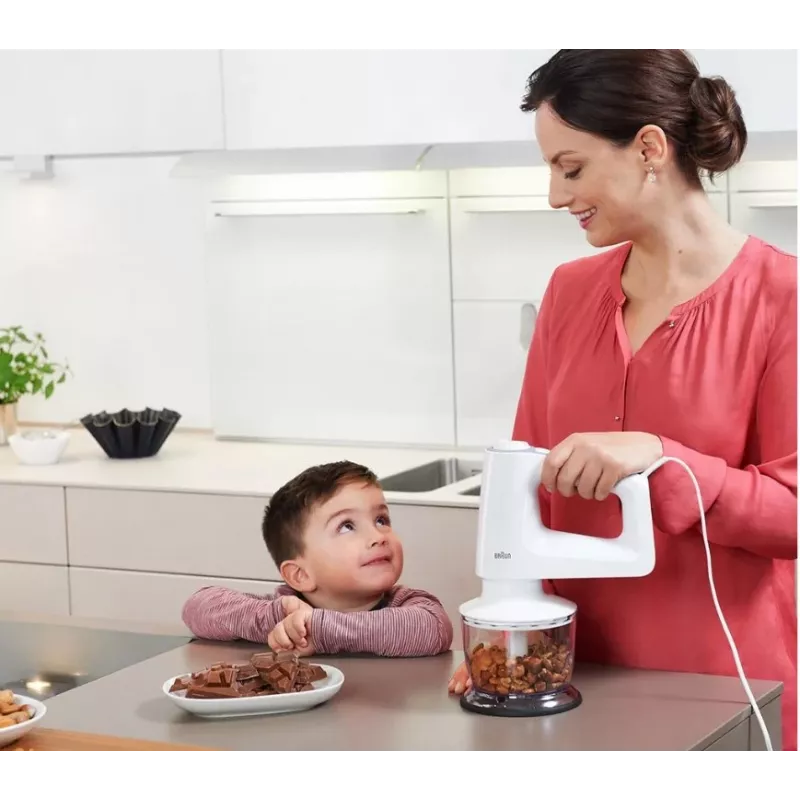 Braun HM 3135 WH handmixer 500 W grijs, wit
