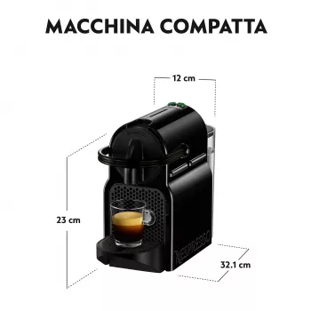 Capsule-espressomachine De’Longhi Inissia EN 80.BAE, Nespresso, 0,7 L watertank, 19 bar, zwart