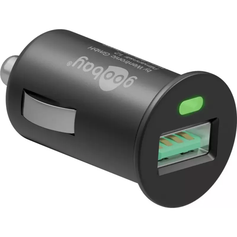Auto-oplader Goobay 18 W Quick Charge 3.0 zwart