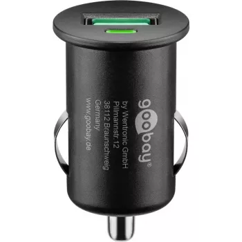 Auto-oplader Goobay 18 W Quick Charge 3.0 zwart