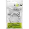 Lightning USB-oplaad- en synchronisatiekabel Goobay 72905