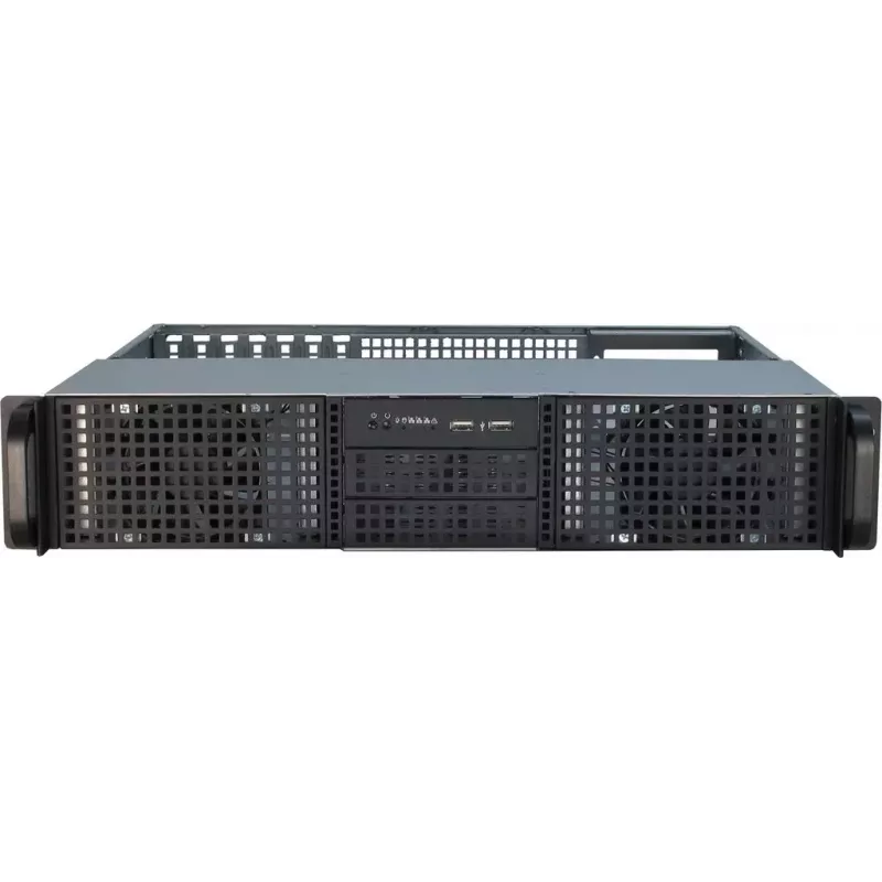 Serverbehuizing Inter-Tech 2U-20240 rack zwart