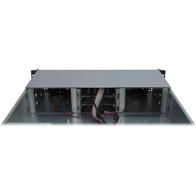 Serverbehuizing Inter-Tech 2U-20240 rack zwart