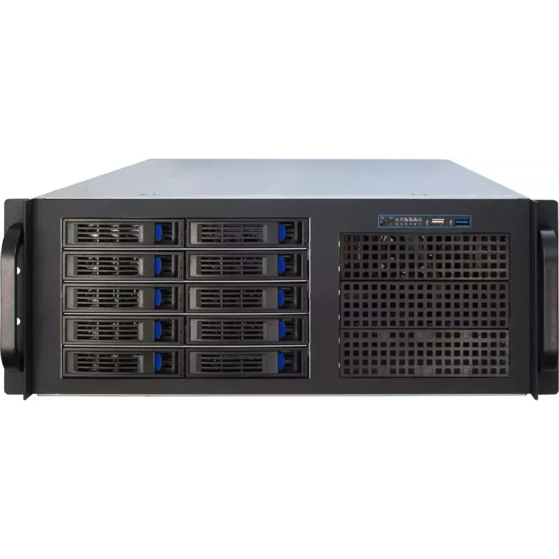Serverbehuizing Inter-Tech IPC 4U-4410 rack zwart