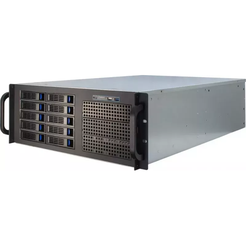 Serverbehuizing Inter-Tech IPC 4U-4410 rack zwart