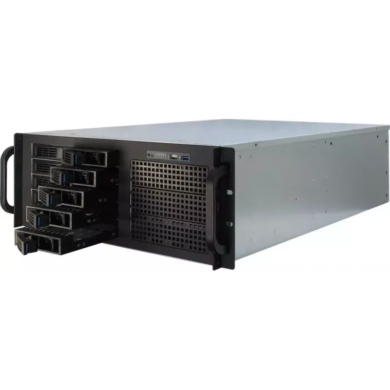 Serverbehuizing Inter-Tech IPC 4U-4410 rack zwart