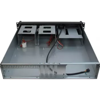 Serverbehuizing Inter-Tech 2U-2098-SK rack zwart