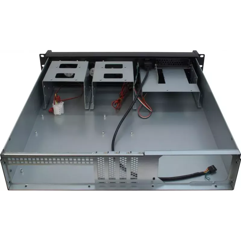 Serverbehuizing Inter-Tech 2U-2098-SK rack zwart