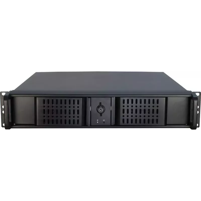 Serverbehuizing Inter-Tech 2U-2098-SK rack zwart