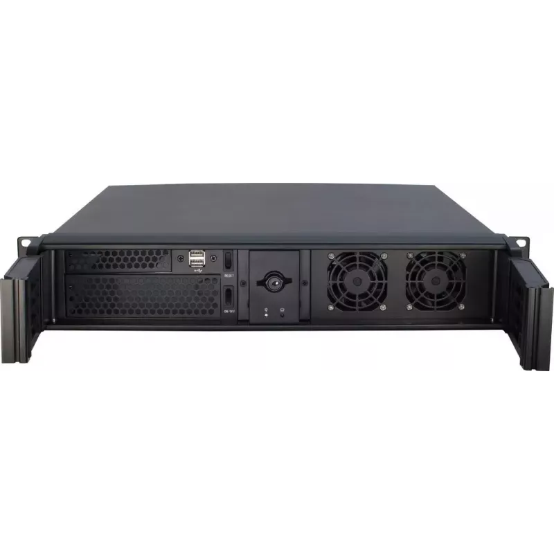 Serverbehuizing Inter-Tech 2U-2098-SK rack zwart