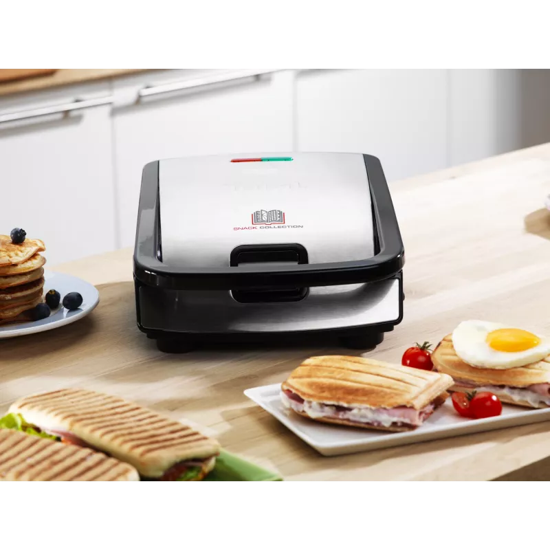 Tefal Snack Collection SW852D sandwichmaker 700 W zwart, roestvrij staal