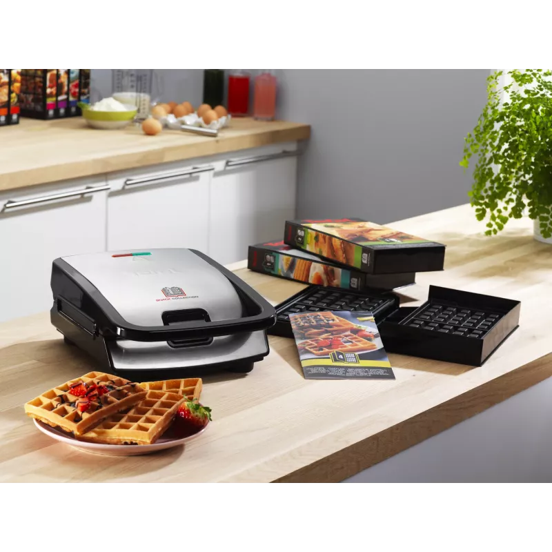 Tefal Snack Collection SW852D sandwichmaker 700 W zwart, roestvrij staal