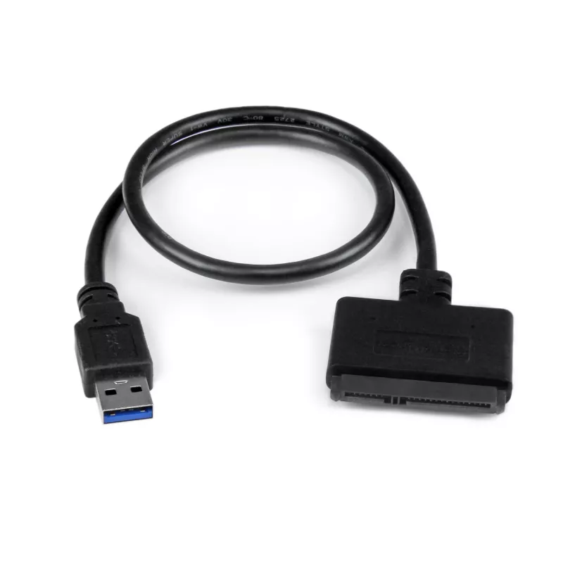 StarTech.com SATA-naar-USB-kabel met UASP, zwart, 6 Gbit/s, CE, FCC, 0 – 60 °C, -10 – 70 °C, 49 mm