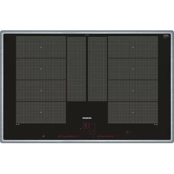 Siemens EX845LYC1E kookplaat zwart, roestvrij staal inbouw-inductiekookplaat 4 zone(n)