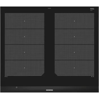 Siemens EX675LXC1E kookplaat zwart, roestvrij staal inbouw-inductiekookplaat 4 zone(n)
