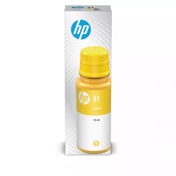 Inktfles HP 31 geel origineel 1VU28AE