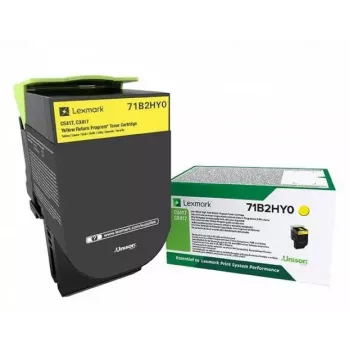 Toner Lexmark 71B2HY0 3000 pagina's geel