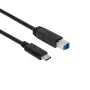 CLUB3D USB 3.1 Gen2 Type-C naar Type-B kabel mannelijk/mannelijk, 1 m / 3.3 ft