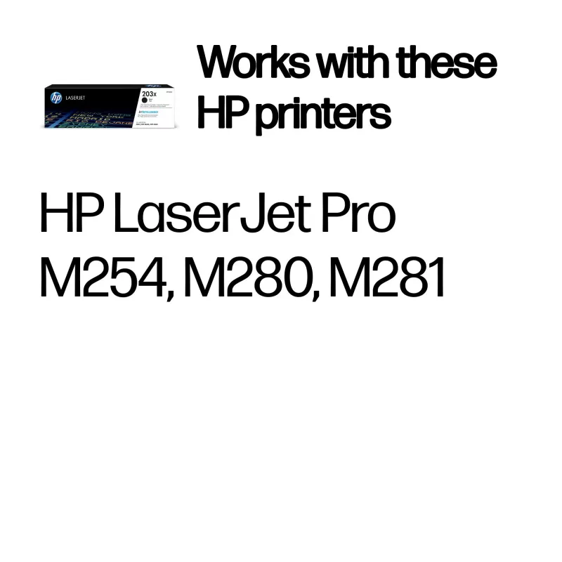 HP 203X High Yield zwart originele LaserJet-tonercartridge