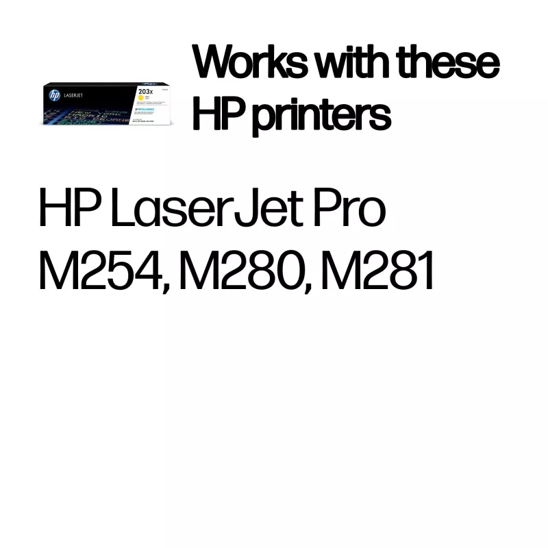 HP LaserJet 203X High Yield geel originele tonercartridge