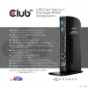 CLUB3D USB3.2 Gen1 type A of C Dual Display 4K60Hz Docking Station DisplayLink® gecertificeerd