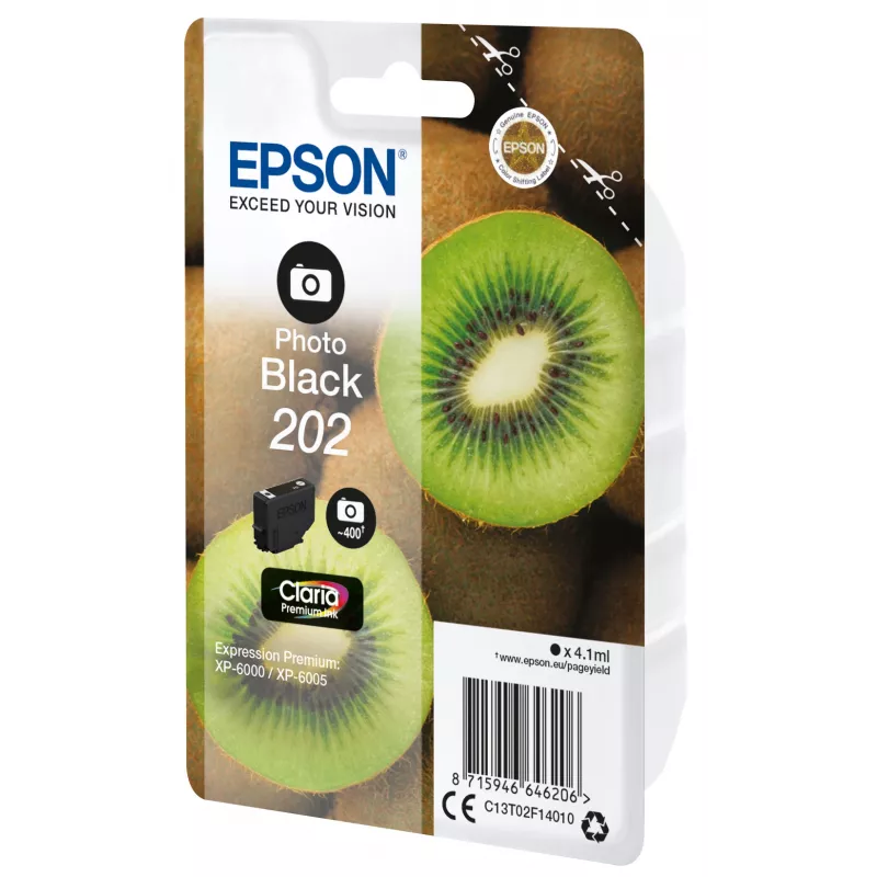 Cartridge Epson 202 4,1 ml fotozwart voor Expression Premium XP-6000 XP-6005 XP-6100 XP-6105