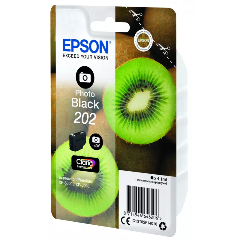 Cartridge Epson 202 4,1 ml fotozwart voor Expression Premium XP-6000 XP-6005 XP-6100 XP-6105