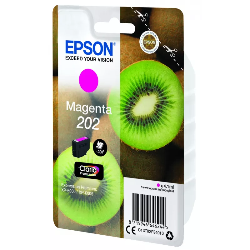 Epson kiwi singlepack magenta 202 Claria Premium inktcartridge