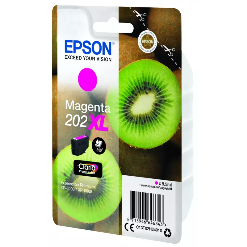Epson kiwi singlepack magenta 202XL Claria Premium inkt
