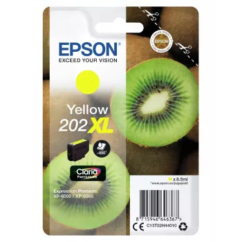 Epson kiwi singlepack geel 202XL Claria Premium inkt