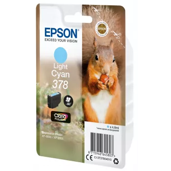 Epson eekhoorn singlepack lichtcyaan 378 Claria Photo HD inkt