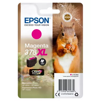Epson 378XL inktcartridge magenta, Claria Photo HD, 9,3 ml (C13T37934010)
