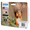 Epson eekhoorn multipack 6 kleuren 378XL Claria Photo HD inkt