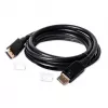 Club 3D CAC-2068 DisplayPort 1.4-kabel, HBR3, 32,4 Gbps, 8K60Hz, M/M, 2 m, zwart