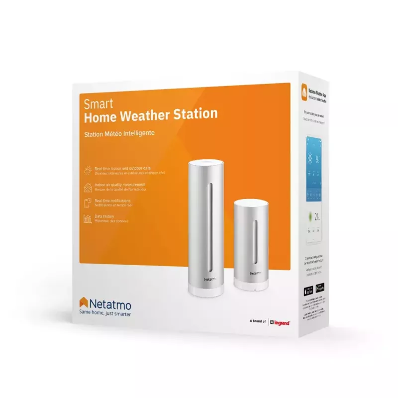 Netatmo NWS01-EC digitaal weerstation aluminium batterij/USB Wi-Fi