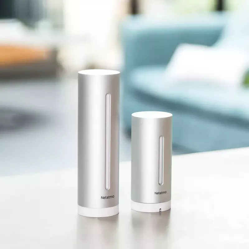 Netatmo NWS01-EC digitaal weerstation aluminium batterij/USB Wi-Fi