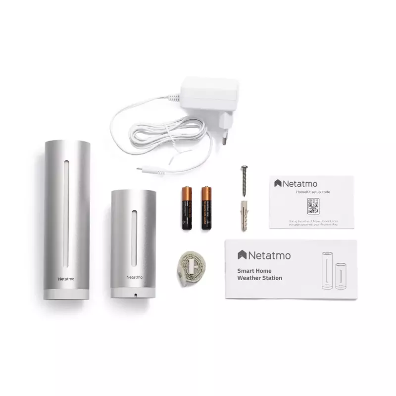 Netatmo NWS01-EC digitaal weerstation aluminium batterij/USB Wi-Fi