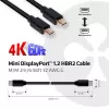 Club 3D CAC-2161 Mini DisplayPort 1.2 HBR2-kabel, 4K, M/M, 2 m, zwart