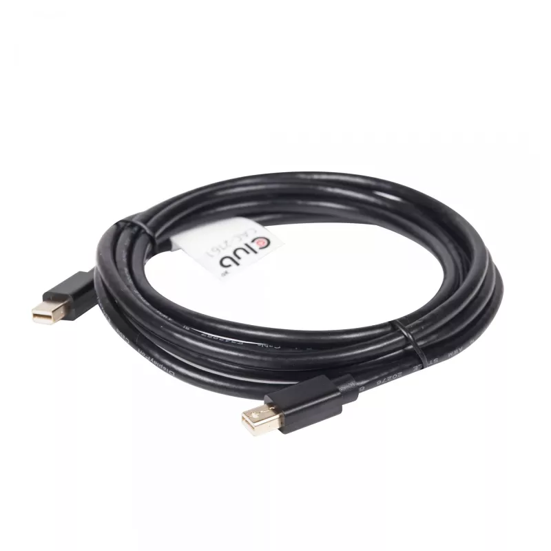 Club 3D CAC-2161 Mini DisplayPort 1.2 HBR2-kabel, 4K, M/M, 2 m, zwart