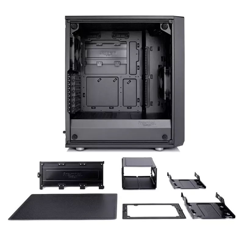 PC-behuizing Fractal Design Meshify C midi tower zwart
