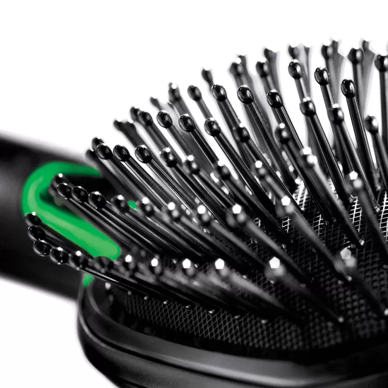 Paddle-haarborstel BRAUN BR710 voor volwassenen, zwart en groen, 175 g