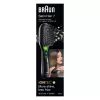 Paddle-haarborstel BRAUN BR710 voor volwassenen, zwart en groen, 175 g